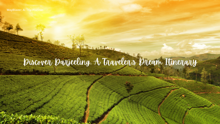 Discover Darjeeling: A Traveler's Dream Itinerary