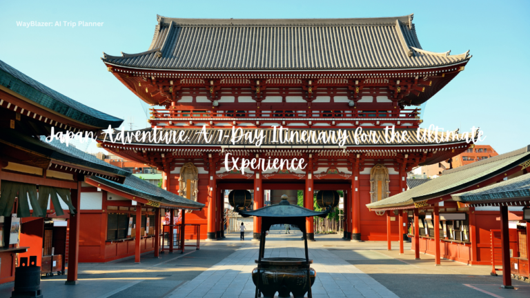 Japan Adventure: A 7-Day Itinerary for the Ultimate Experience